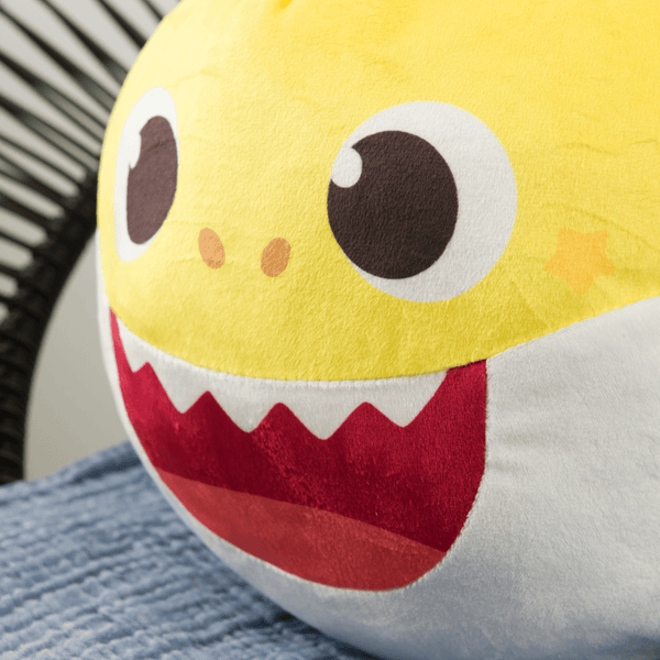 Baby shark singing shop pillow