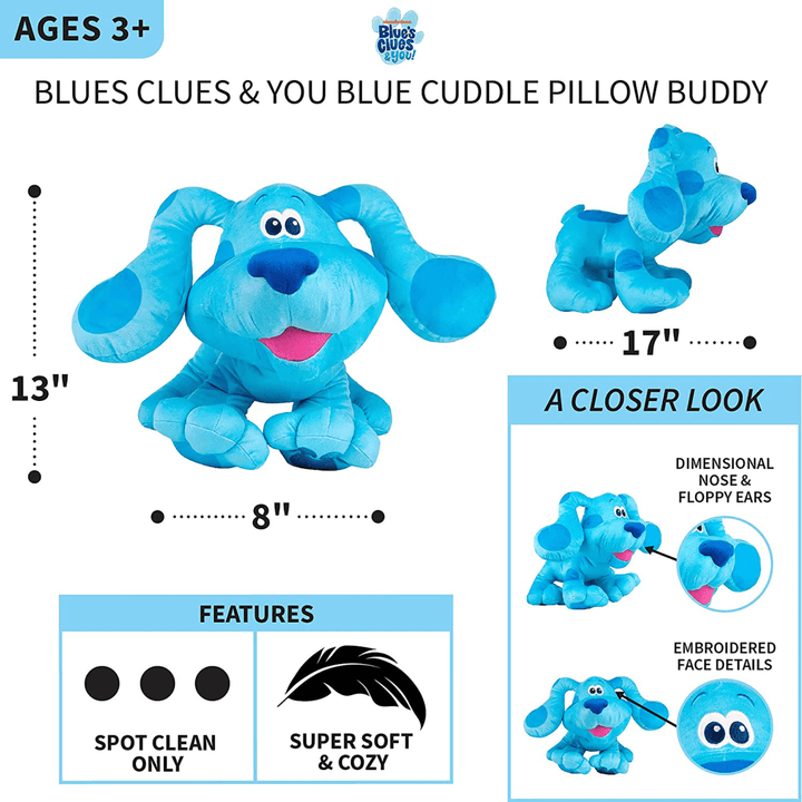 Blue's Clues Pillow Buddy - Childrens Bedding, Kids Bedding, Morning Bird Bed & Bath