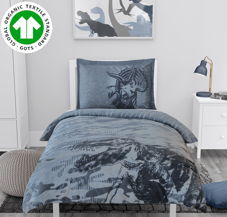 Jurassic world top quilt cover
